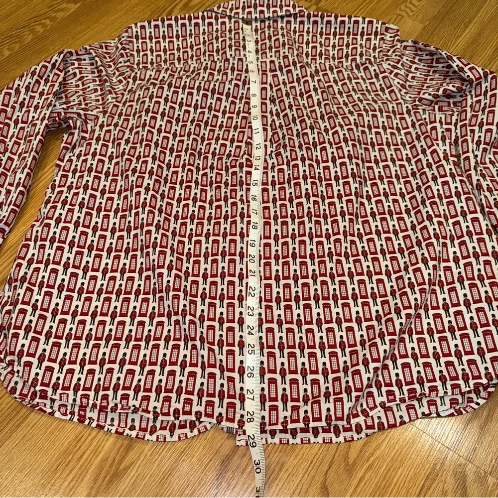 Talbots London Palace Guard Patterned Button Down Shirt size‎ 2X - Picture 8 of 8